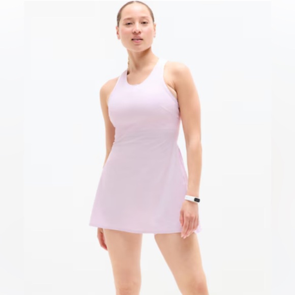 Athleta Light Pink Tennis Dress, Lightweight tennis dress, lilac dress - Picture 5 of 5